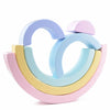 Wooden Rainbow Stacking Blocks