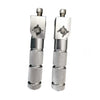 Universal CNC Aluminum Footrest Pedals (8mm)
