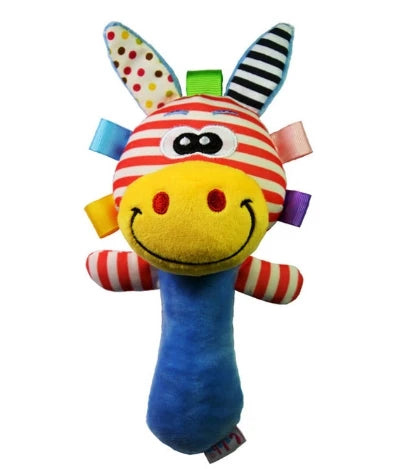 Adorable Plush Wrist Rattles for Baby Sensory Development