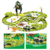Dinosaurier-Rennstrecken-Set