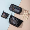 Breathable Mesh Makeup Bag Organizer - Multi-Purpose Travel Toiletry Pouch