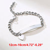Personalized Stainless Steel Name Bracelet for Baby and Mom