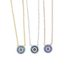 925 Sterling Silver Evil Eye & Hamsa Pendant Necklace