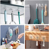 Transparent Self-Adhesive Wall Hooks for Pictures and More