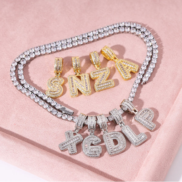 Personalized Initial Letter Pendant Necklace