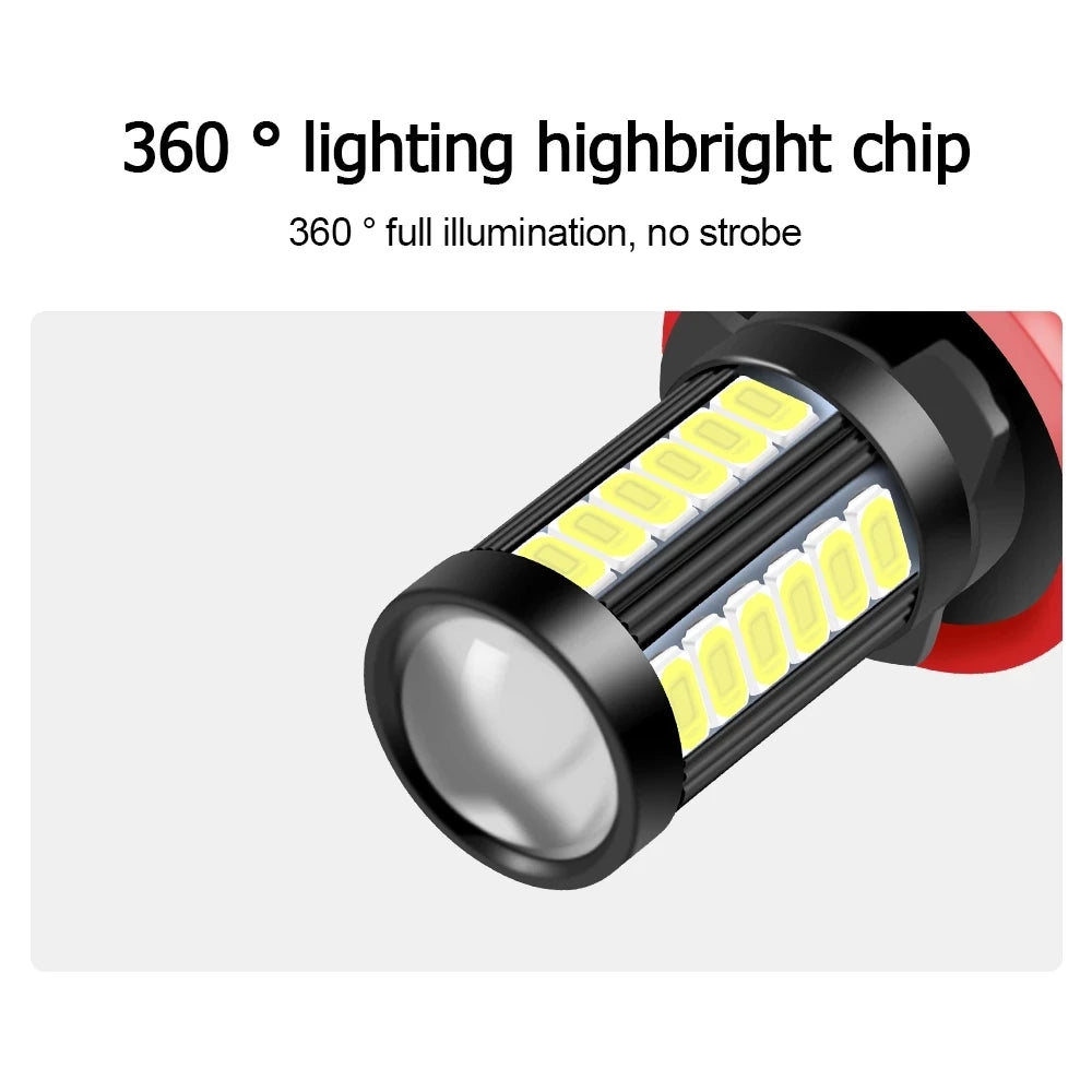 Bright 360° LED Fog Light Bulbs (Pair)