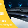Frameless Universal Windshield Wiper Blades