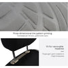 Universal Car Seat Covers Set with Track Detail Design