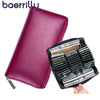 RFID Blocking Genuine Leather Wallet with Phone Case & Coin Purse