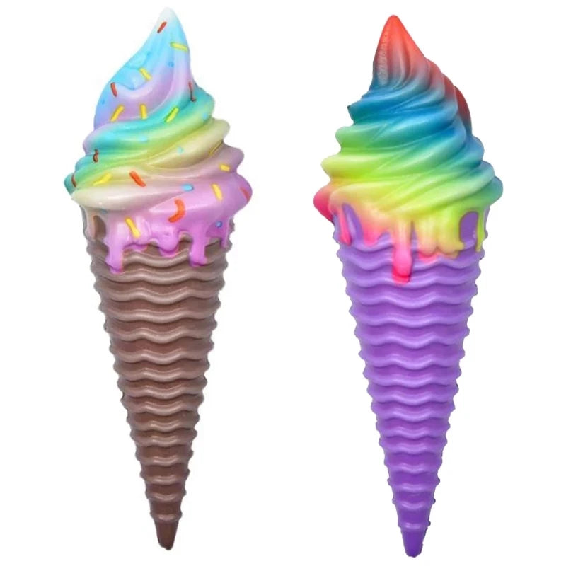 Juguete Squishy de Helado Colorido que se Relaja Lento