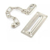 Silver metal chain and clip hardware for a Montessori busy board DIY kit