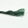 A dark green heavy-duty polyethylene rope with a frayed end is shown against a white background.