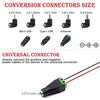 USB to DC Power Cable with 8 Interchangeable Connector Tips