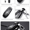 Carbon Fiber Car Key Cover for Ford Models