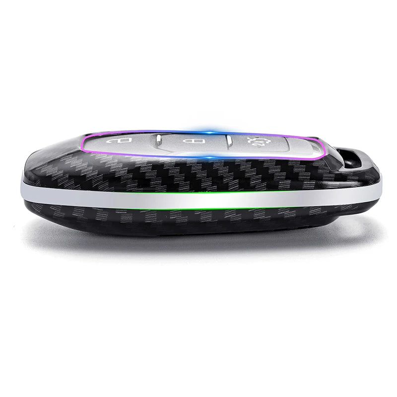 Carbon Fiber Car Key Cover for Ford Models