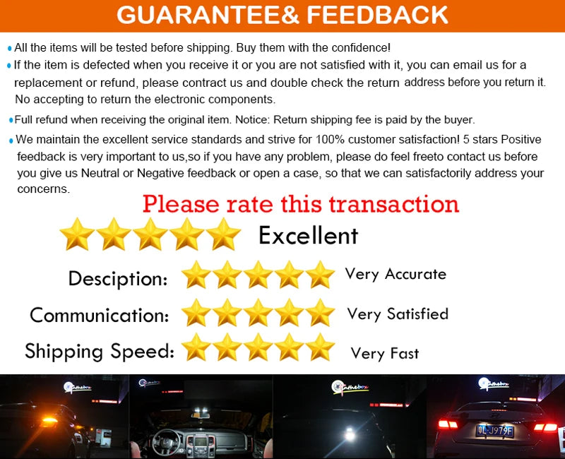 LED Rear Bumper Reflector Lights with Tail and Brake Functions