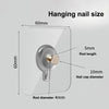 Transparent Self-Adhesive Wall Hooks for Pictures and More