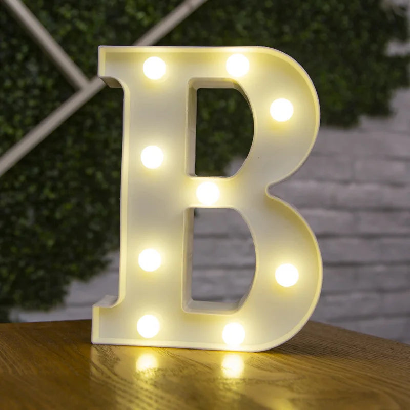 Glowing Alphabet LED Letter Lights for Decor