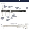 Stainless Steel Digital Caliper with LCD Display