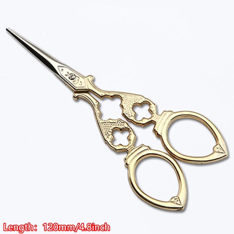 Vintage Floral Embroidery Scissors
