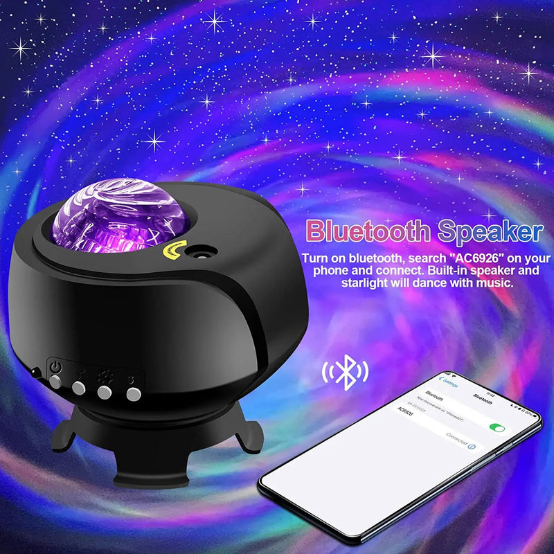 Aurora Galaxy Projector with Bluetooth Speaker