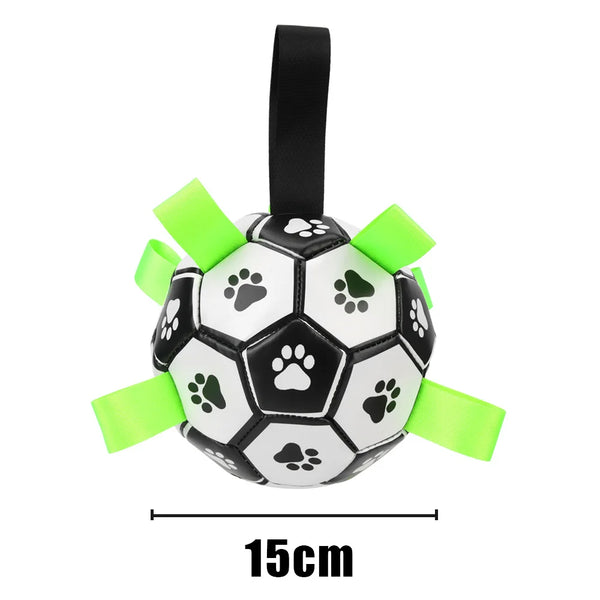 Interactive Fetch Ball with Grab Tabs for Dogs