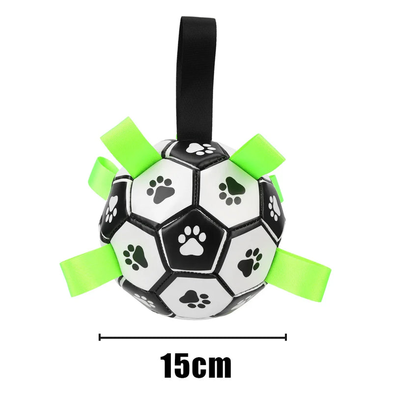 Interactive Fetch Ball with Grab Tabs for Dogs