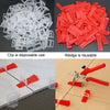 Tile Leveling System with Spacers and Clips