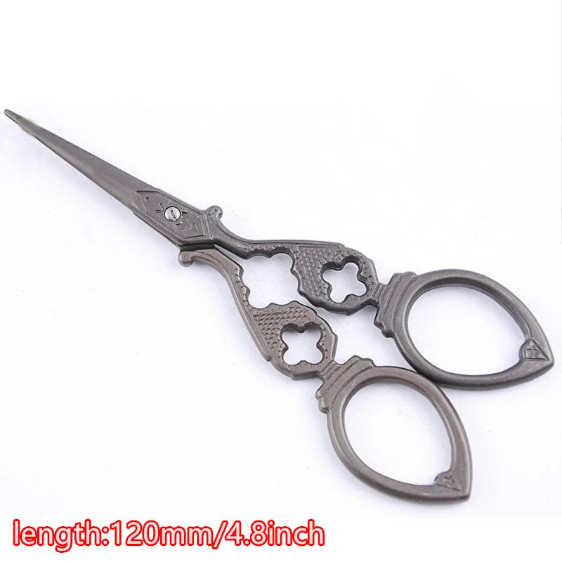 Vintage Floral Embroidery Scissors