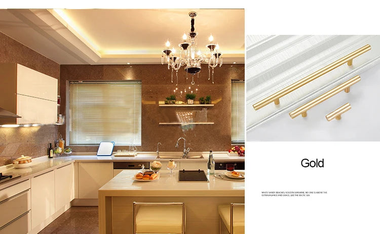Modern Stainless Steel Cabinet Pull Handles