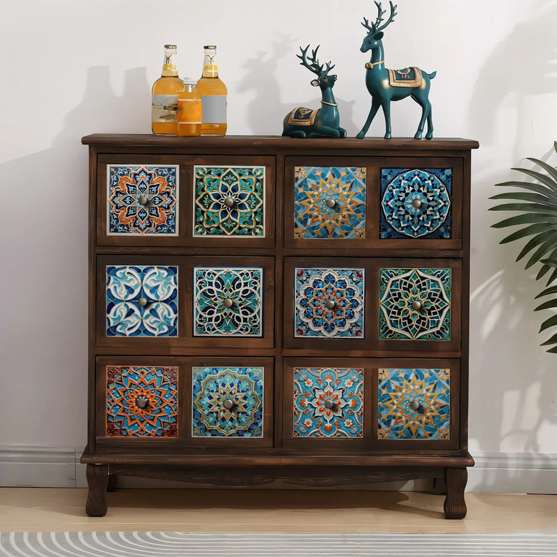 Floral Peel & Stick Tile Stickers
