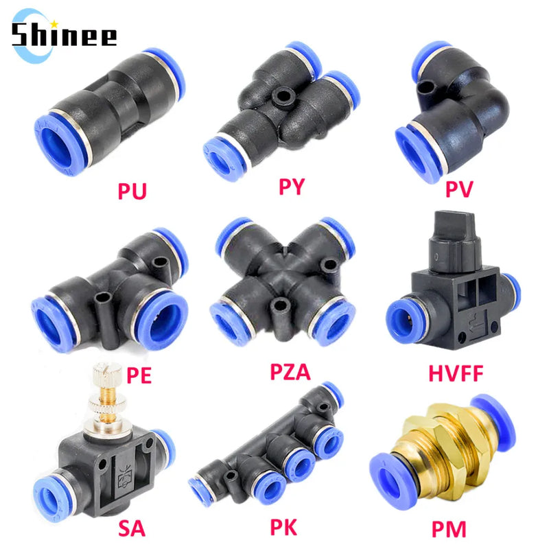 Y-Shaped Push-In Hose Connector