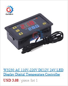 Mini LED Digital DC Voltmeter 0-100V with Three Color Options