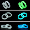 Luminous Stone Couple Rings