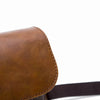 Vintage Leather Crossbody Bag for Men – Compact Messenger Shoulder Bag