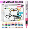 Acrylic Paint Markers with Brush Tip