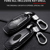 Carbon Fiber Car Key Cover for Ford Models