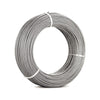 Coiled marine-grade T316 stainless steel cable used for railing systems