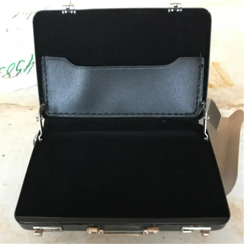 Aluminum Alloy Business Card Holder – Mini Suitcase Design