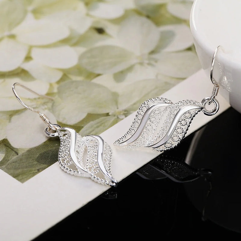 Vintage Sterling Silver Dangle Earrings