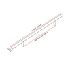 Brushed Stainless Steel Cabinet T-Bar Handle