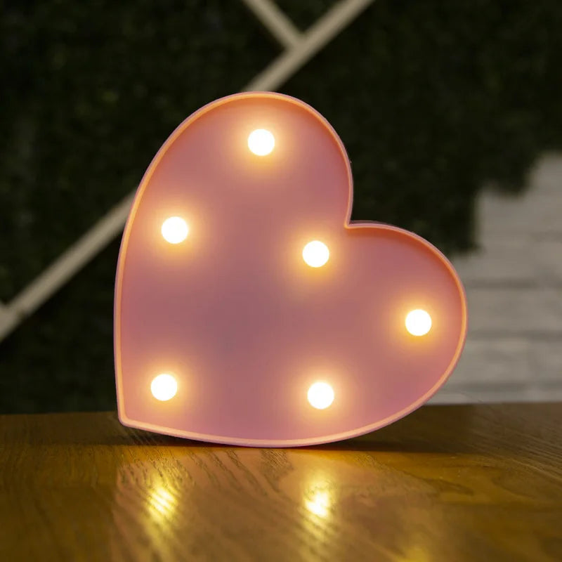 Glowing Alphabet LED Letter Lights for Decor