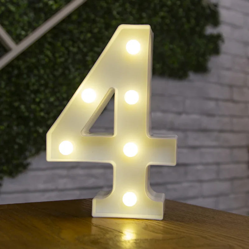 Glowing Alphabet LED Letter Lights for Decor