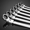 Flexible Pivot Ratchet Wrench
