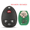 Black replacement car key fob OUC60270 / OUC60221 with a green circuit board visible.
