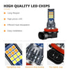 A set of high quality LED chips and an aluminum lamp housing for a super bright fog light bulb.