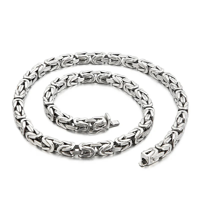 PVD Gold Byzantine Chain Necklace