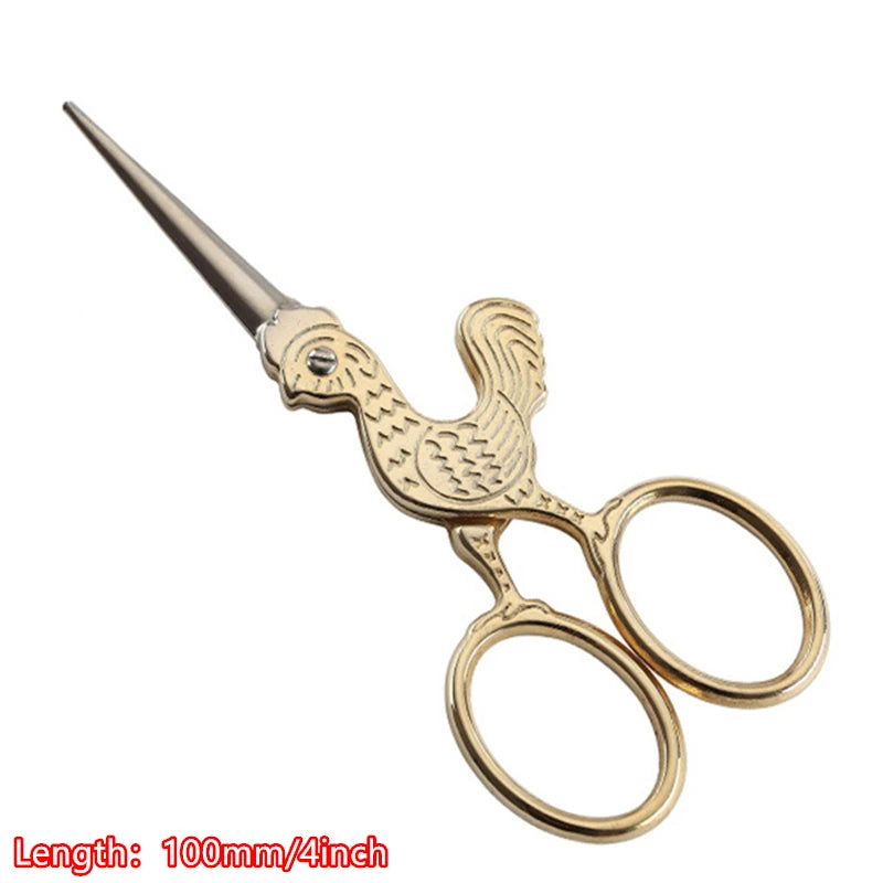 Vintage Floral Embroidery Scissors