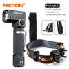 A Nikon N7 LED flashlight and a black flashlight belt clip are shown with package contents.