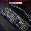 Retro Punk Mechanical Keyboard 104 Keys USB Wired RGB Backlit